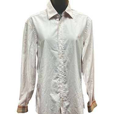 Burberry BRIT Womens White Casual Button-Down Shi… - image 1