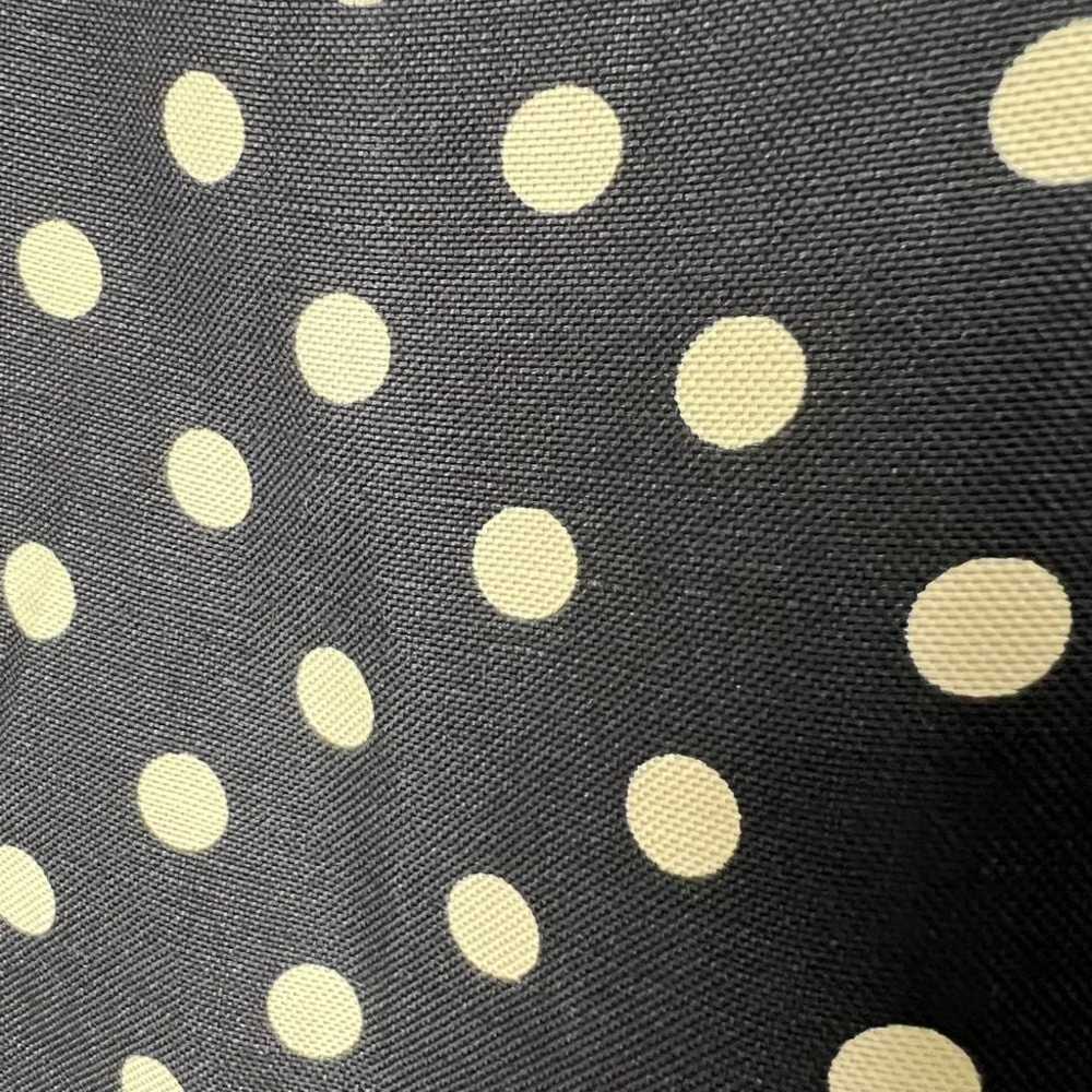 J. Crew Dress Navy Blue Cream Polka Dot Silk Tie … - image 12