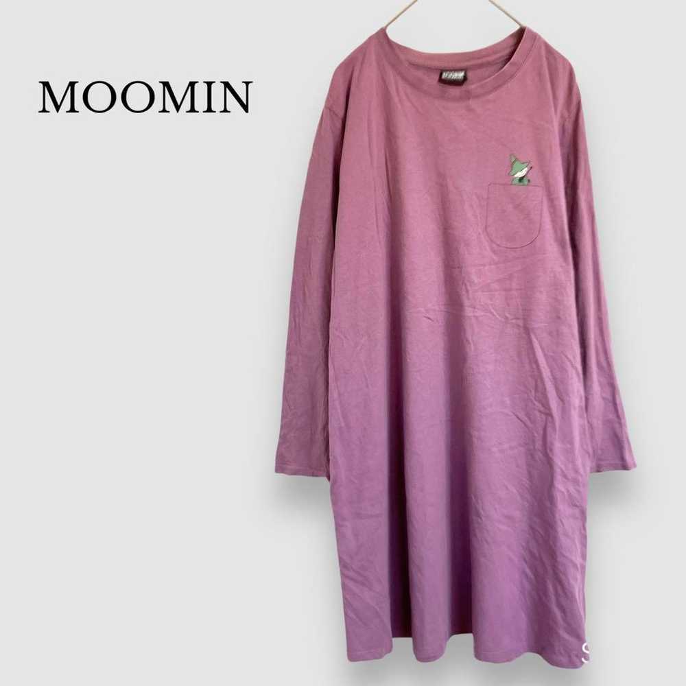 Honey's Moomin Snufkin [L] Cut-Sew One Piece Knee… - image 1