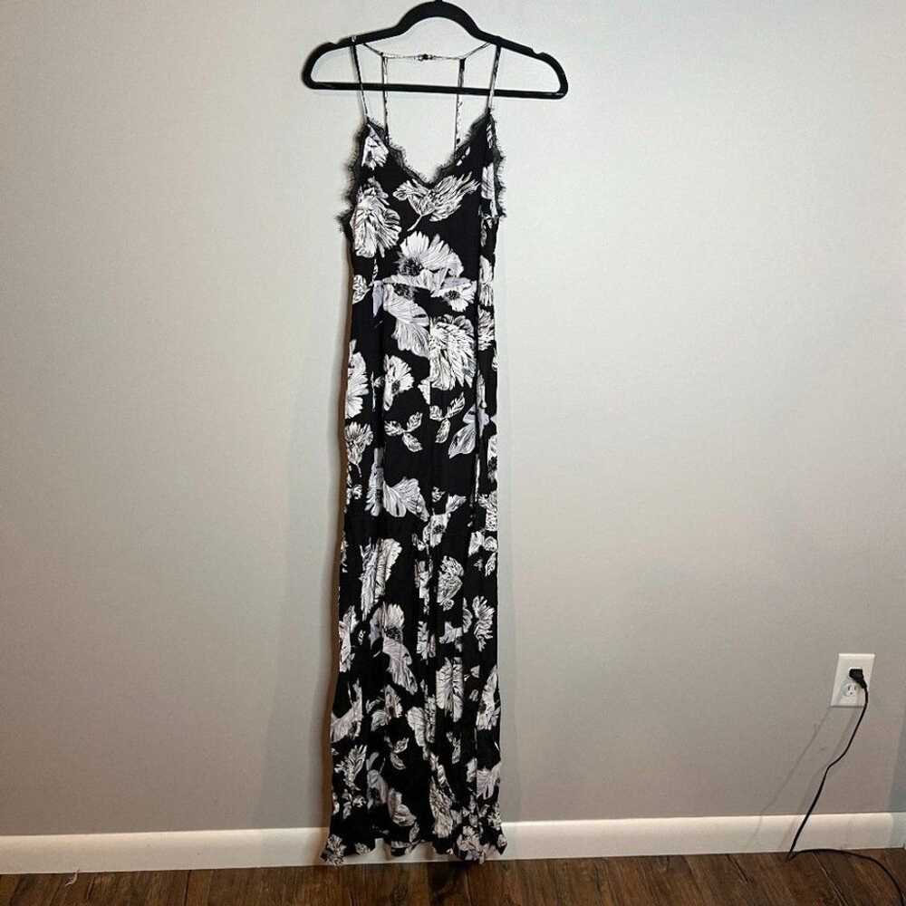 ASTR The Label Black Lace Floral Jumpsuit - image 2