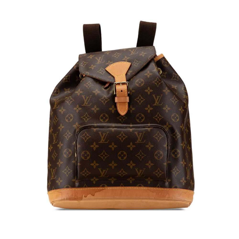 Brown Louis Vuitton Monogram Montsouris MM Backpa… - image 1