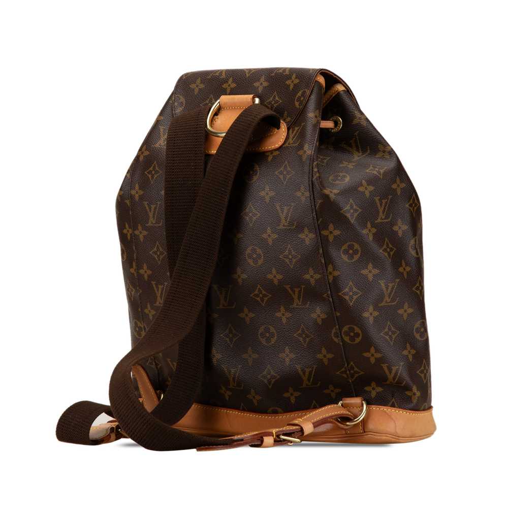 Brown Louis Vuitton Monogram Montsouris MM Backpa… - image 2