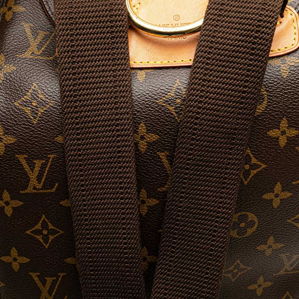 Brown Louis Vuitton Monogram Montsouris MM Backpa… - image 8