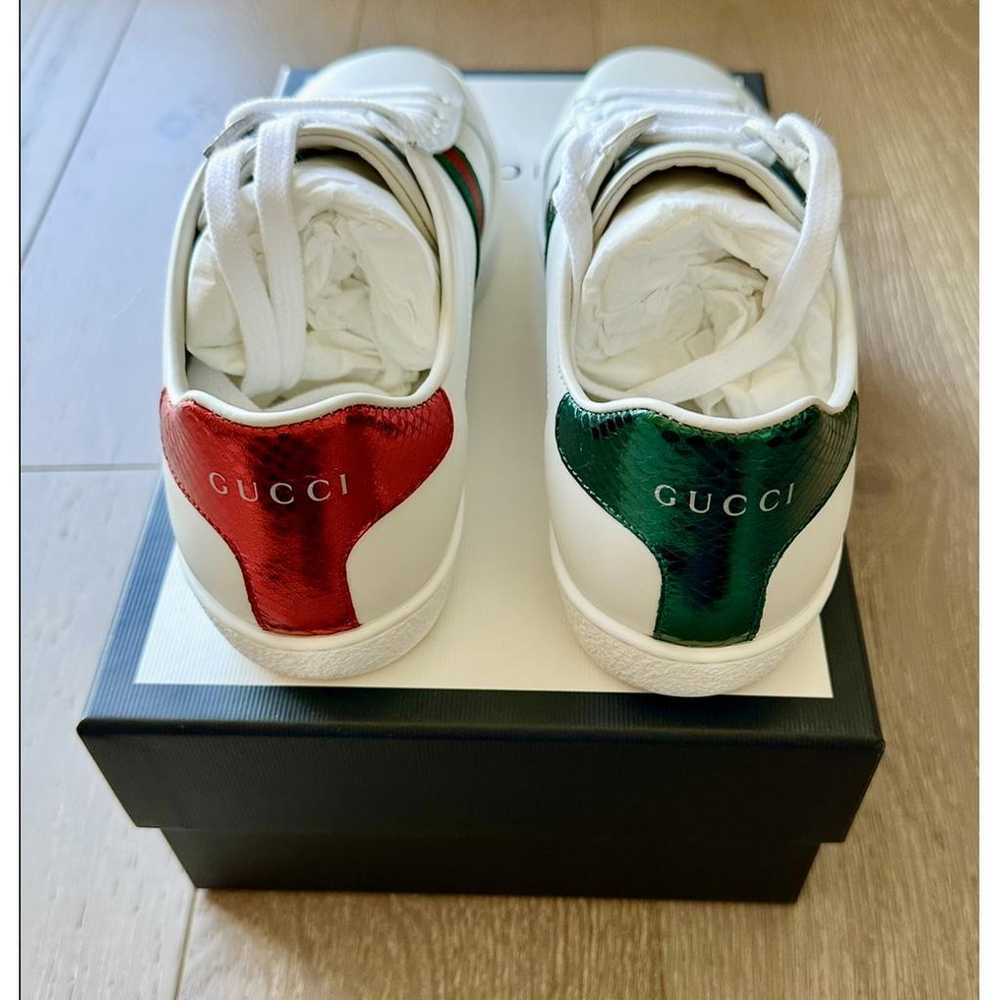 Gucci Ace leather trainers - image 3