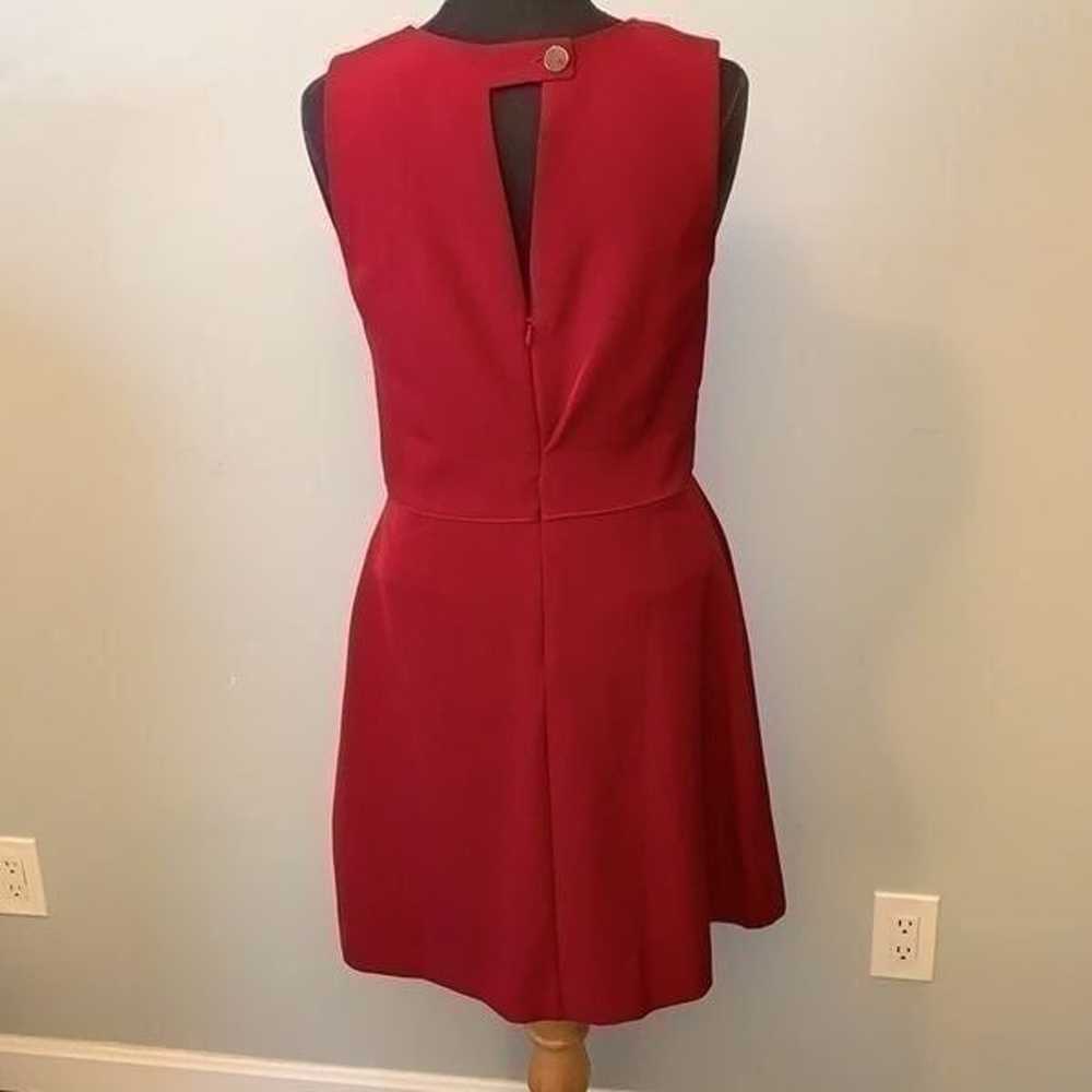 Gap Raspberry Fit & Flare Dress - image 3