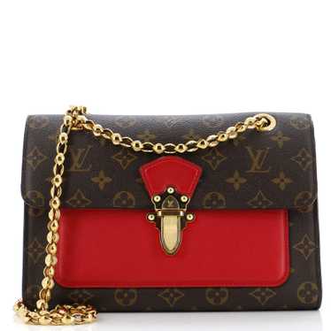 Louis Vuitton Victoire Handbag Monogram Canvas an… - image 1