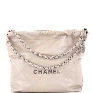 CHANEL 22 Chain Hobo Quilted Calfskin Small