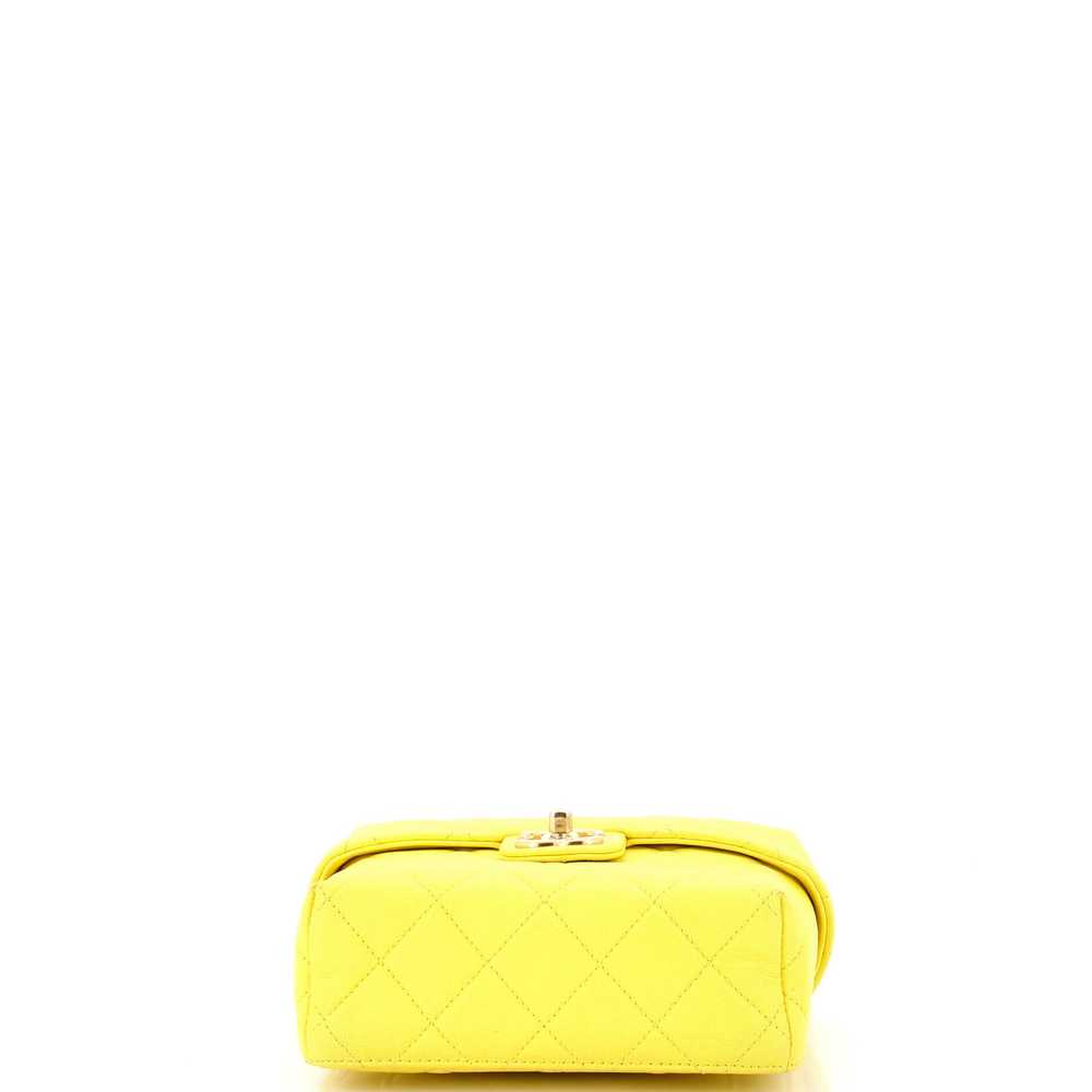 CHANEL Handy Box Vanity Case Quilted Caviar - image 4