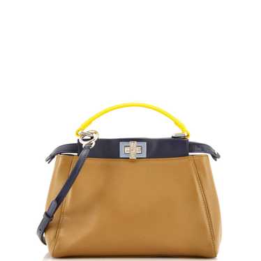 FENDI Peekaboo Bag Leather Mini