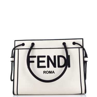 FENDI Roma Shopper Tote Canvas Small - image 1