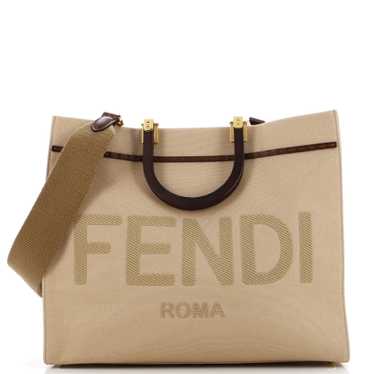 FENDI Sunshine Shopper Tote Canvas Medium - image 1