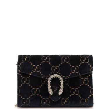 GUCCI Dionysus Chain Wallet GG Velvet Small - image 1