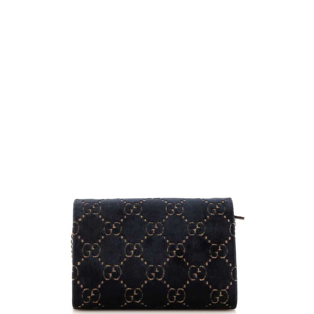 GUCCI Dionysus Chain Wallet GG Velvet Small - image 3