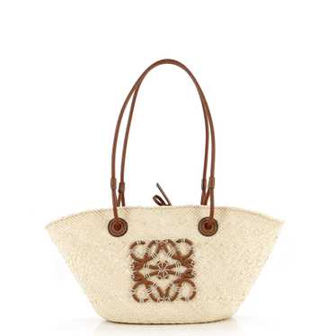 LOEWE Anagram Basket Tote Raffia Small