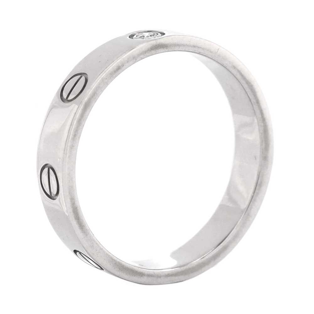 Cartier Love Wedding Band 1 Diamond Ring - image 3