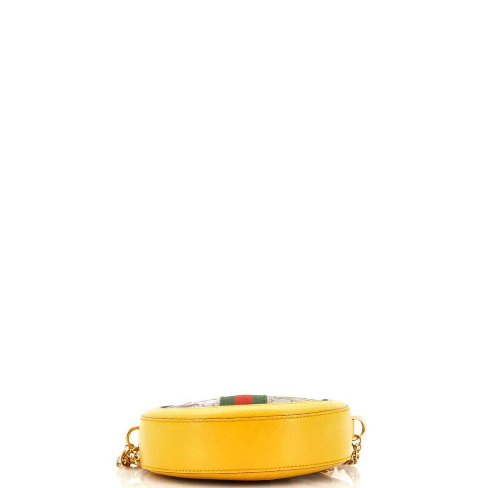 GUCCI Ophidia Round Shoulder Bag Flora GG Coated … - image 4