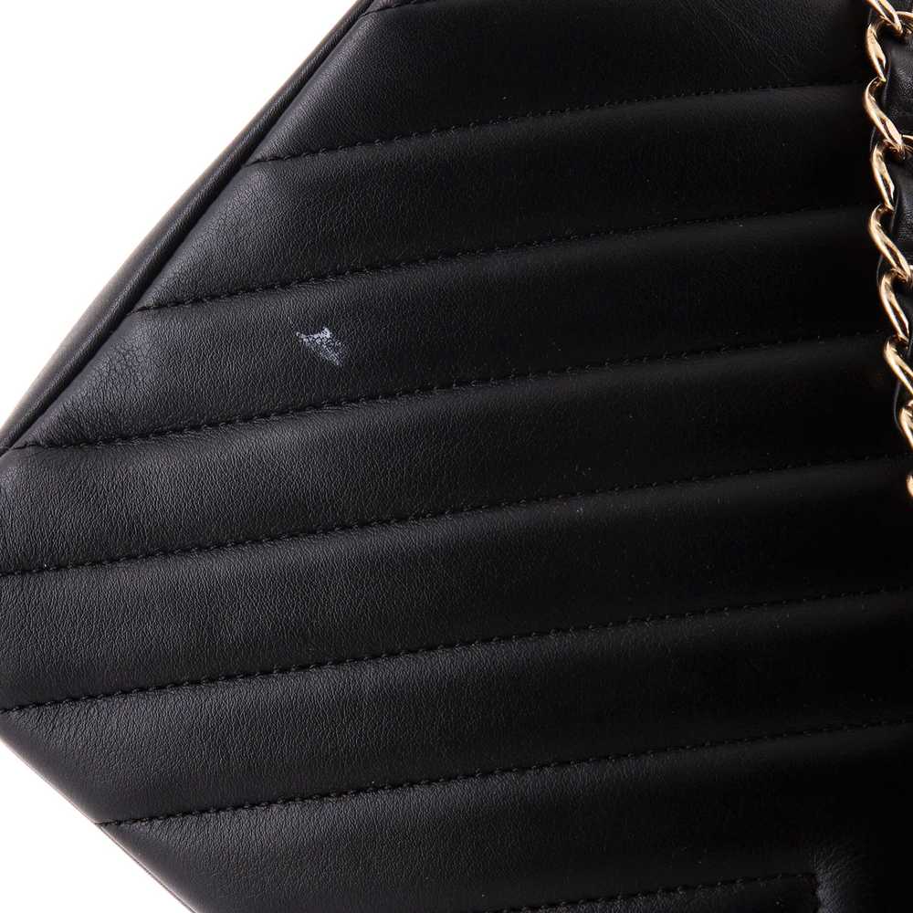 CHANEL Statement Flap Bag Chevron Calfskin Medium - image 8