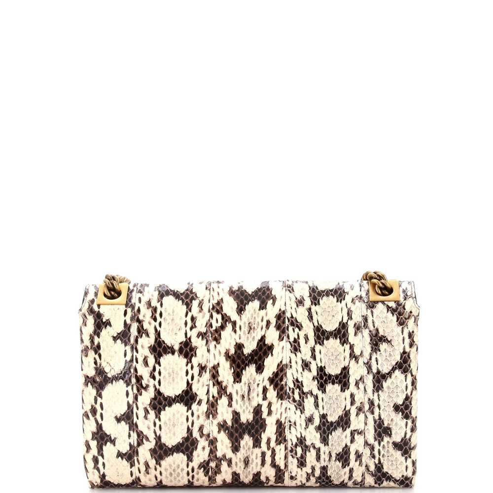 GUCCI Osiride Shoulder Bag Embellished Snakeskin … - image 3