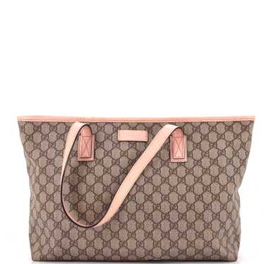 GUCCI Plus Tote GG Coated Canvas Large