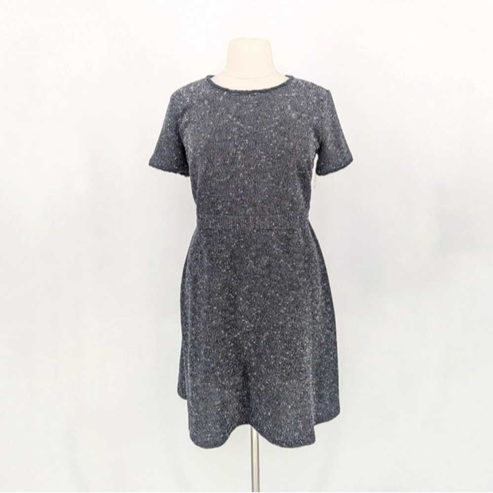 Loft Plus Tweed Boucle A Line Dress Black 16 prep… - image 1