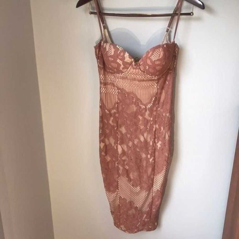 Girl in Mind Medium Mauve Lace Slipdress  Similar… - image 3