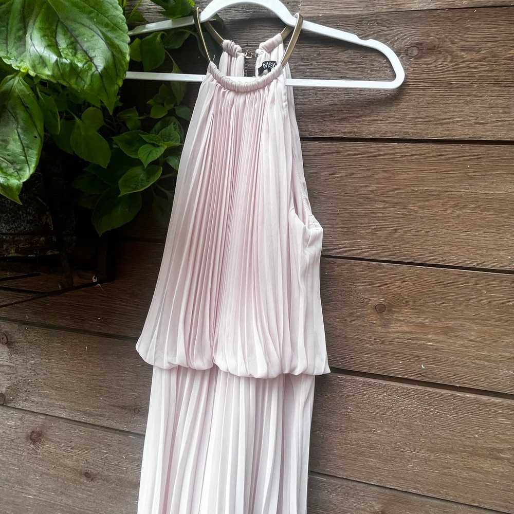 MSK halter maxi dress - image 7