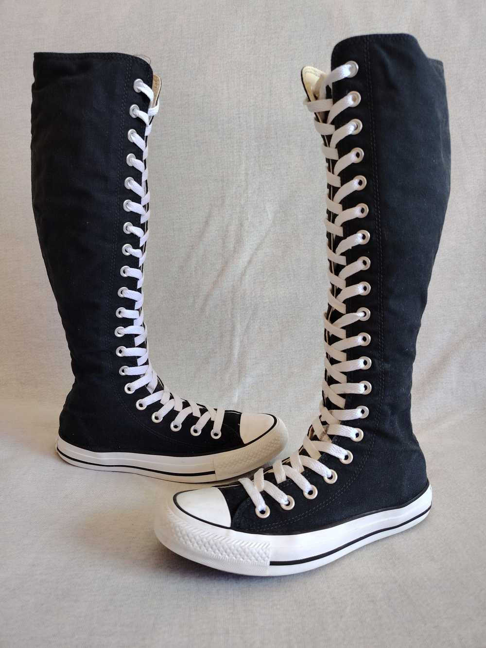 Converse RARE Converse All Star XX-HI Knee Black … - image 2