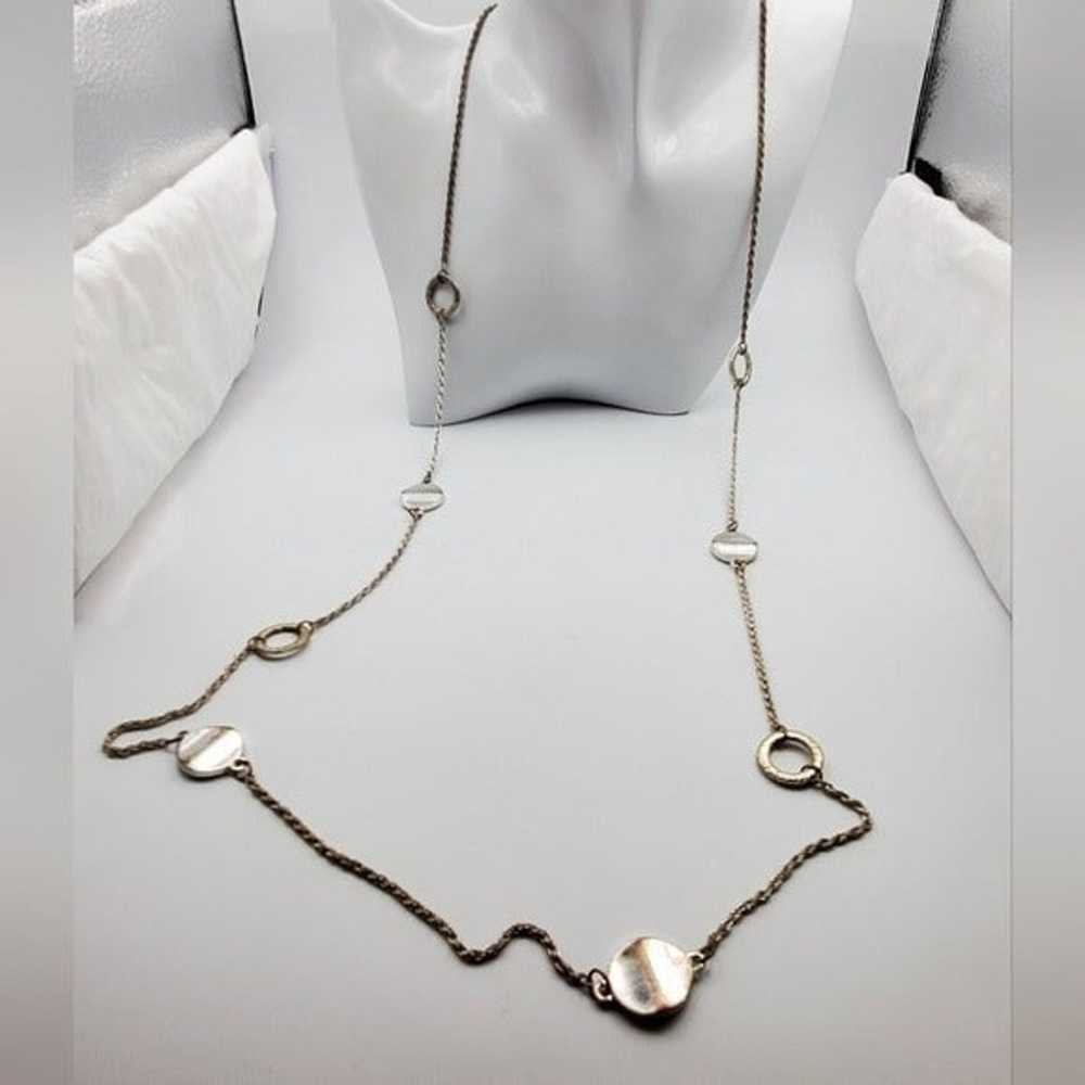 Vintage Long length Liz claiborne sway necklace N… - image 1