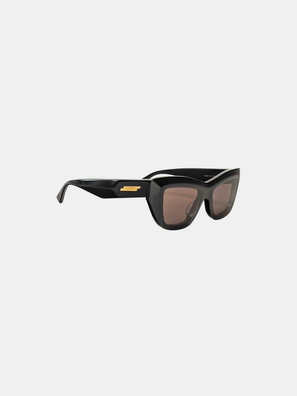 Bottega Veneta 2023 Black Acetate Cat Eye Sunglas… - image 1