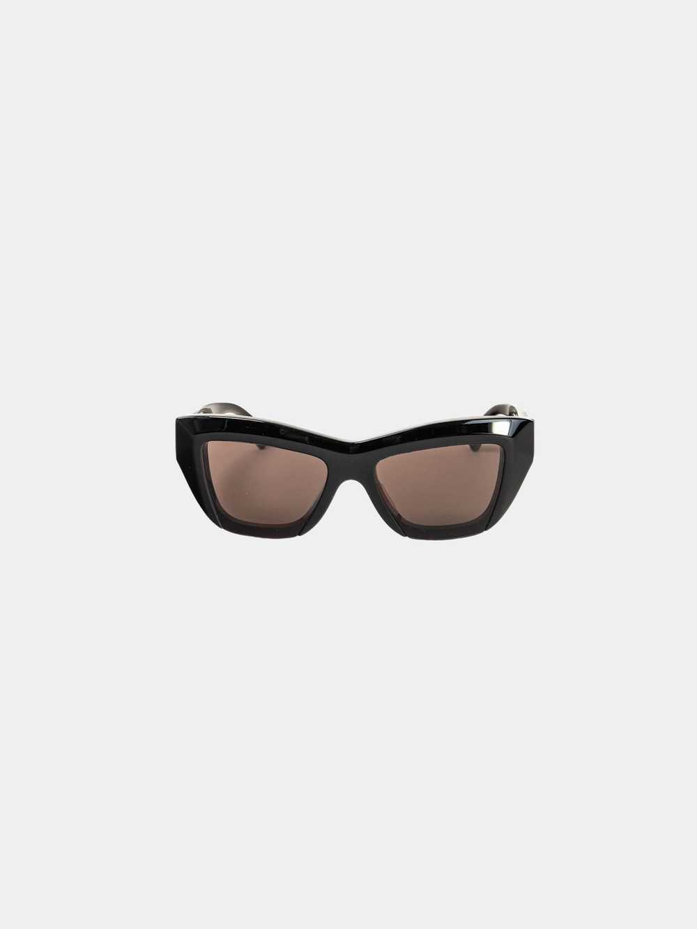 Bottega Veneta 2023 Black Acetate Cat Eye Sunglas… - image 2