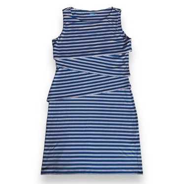 J. McLaughlin Nicola Striped Tiered Dress Size Me… - image 1