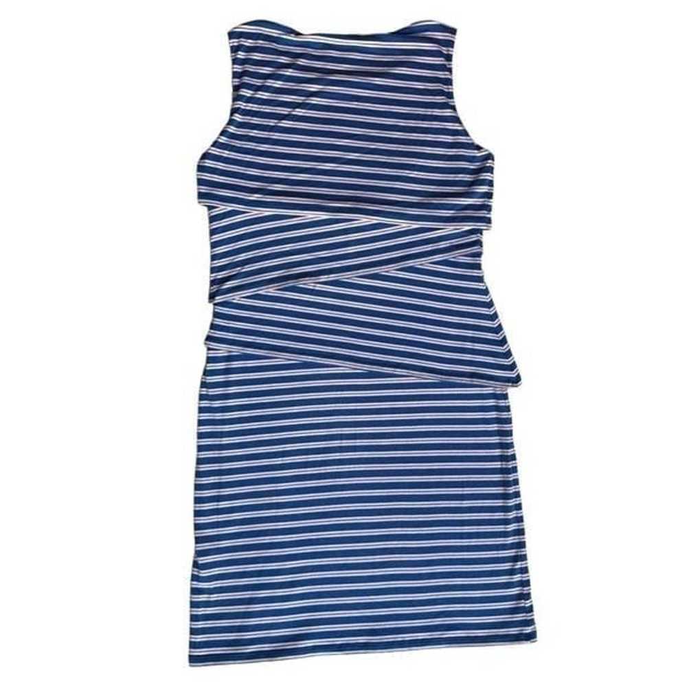 J. McLaughlin Nicola Striped Tiered Dress Size Me… - image 3