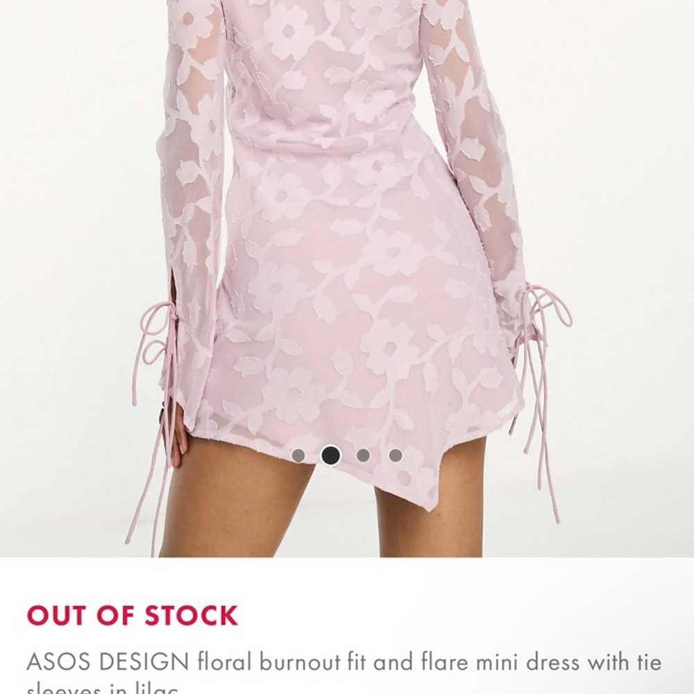 Asos mini dress sz 12 - image 2