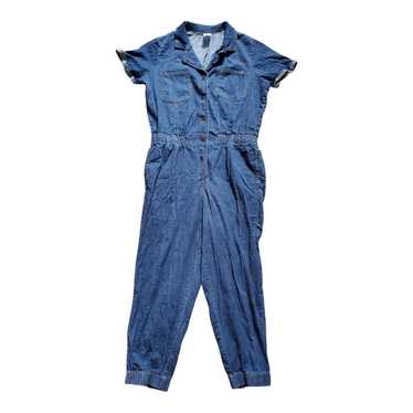 Blue Denim Coveralls Women XL Short Sleeve Utilit… - image 1