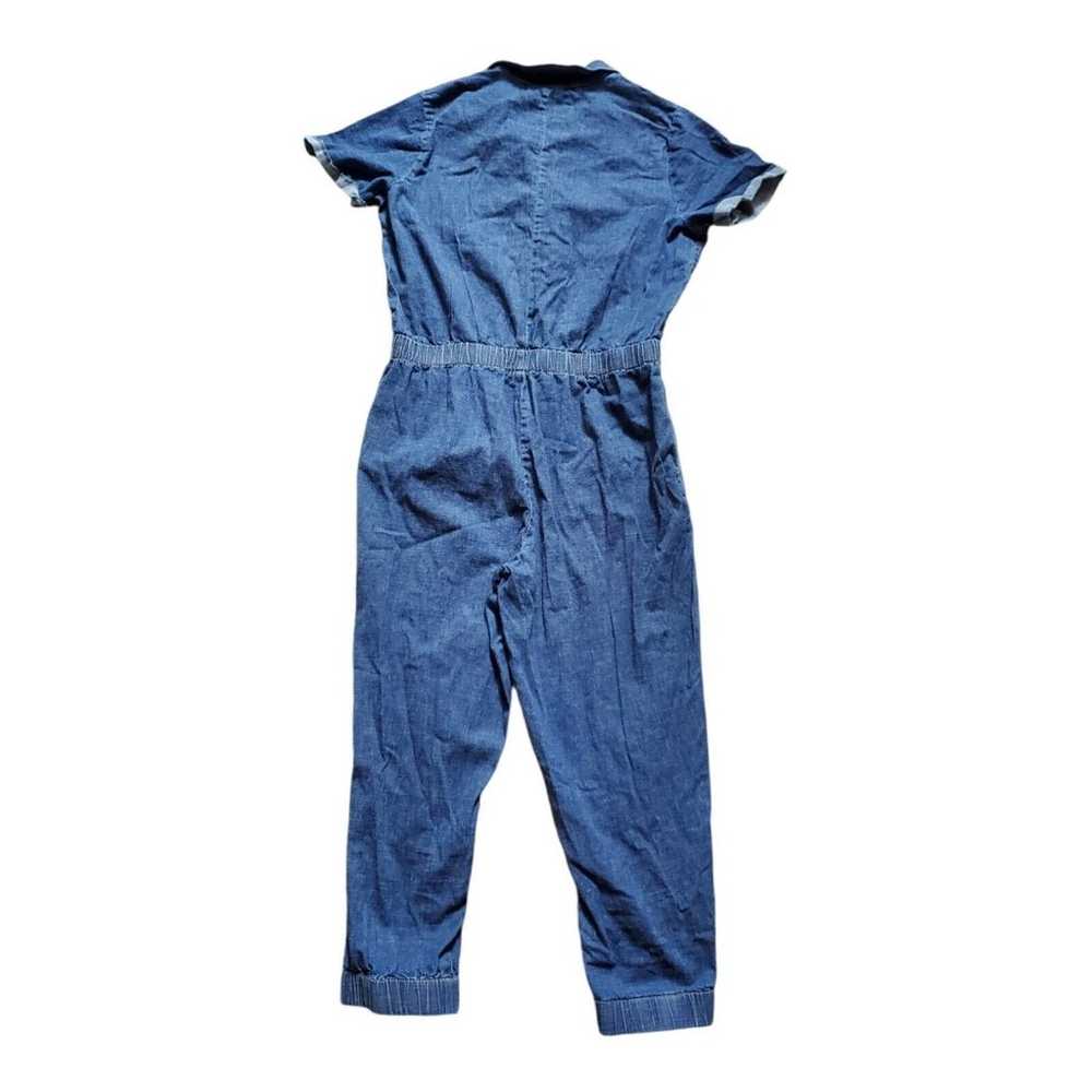 Blue Denim Coveralls Women XL Short Sleeve Utilit… - image 3