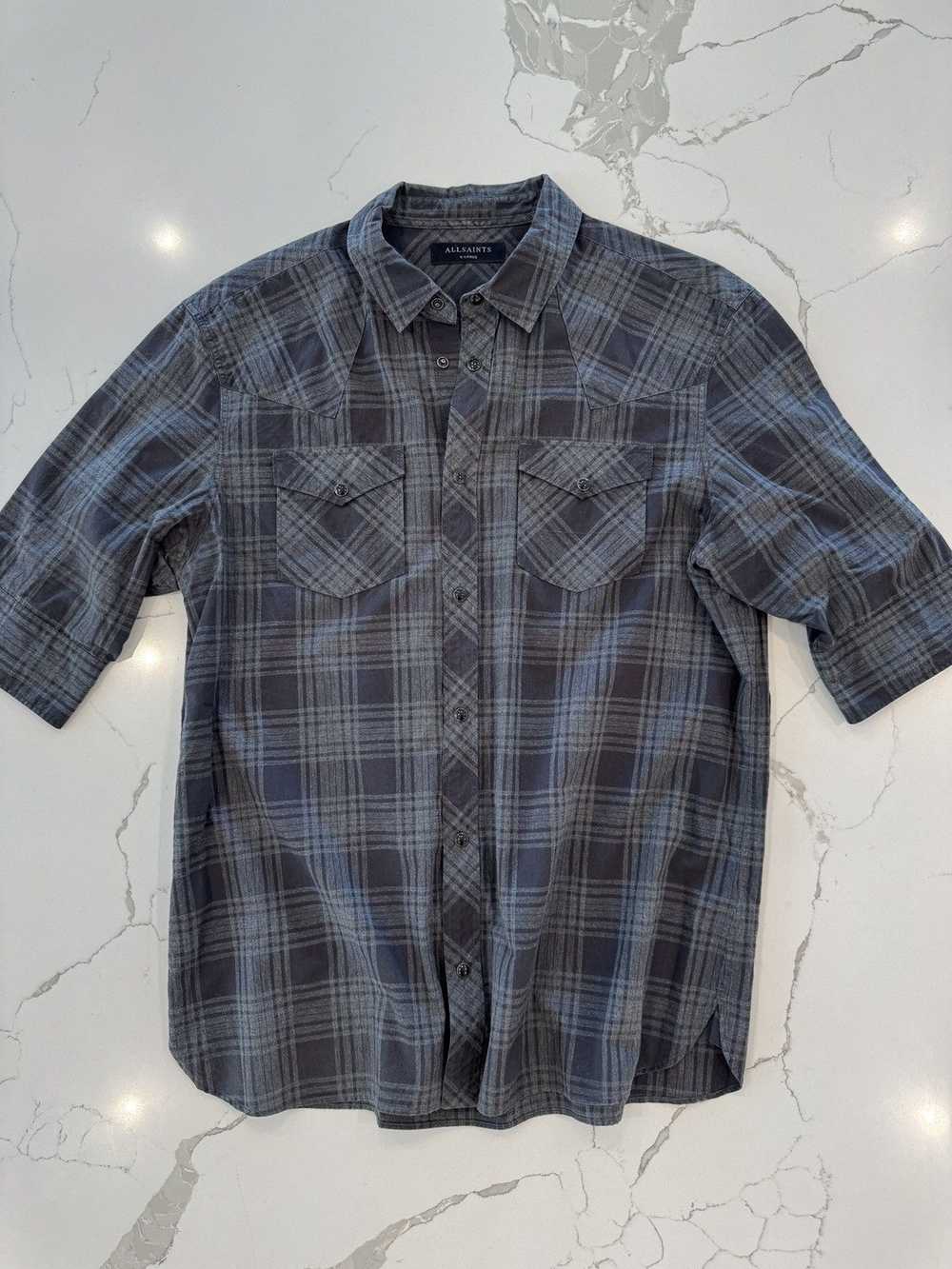 Allsaints AllSaints Plaid Button Up Shirt - image 1