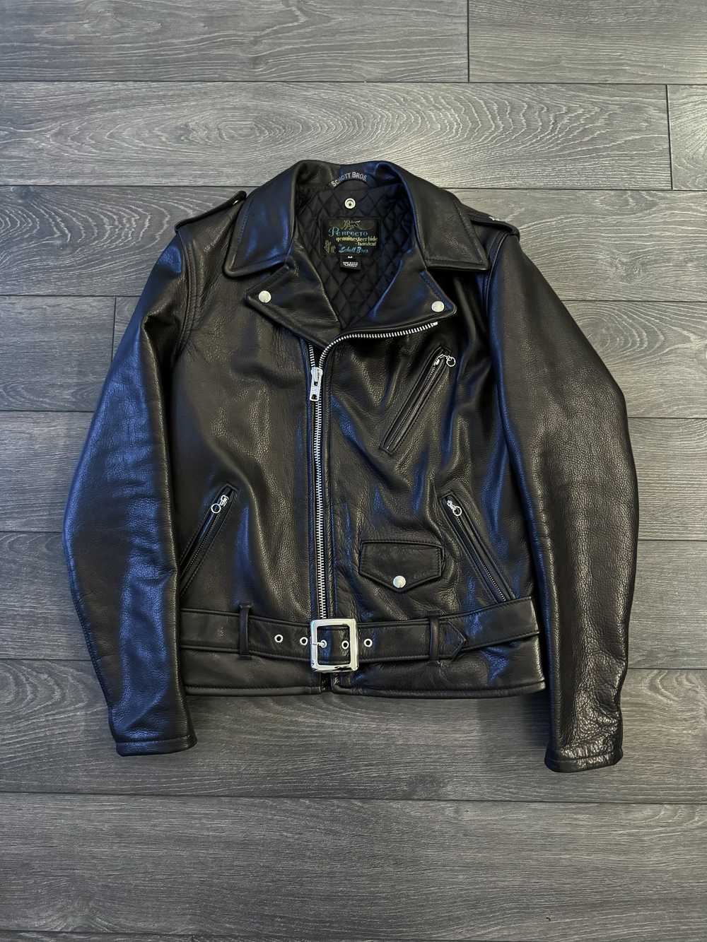 Schott Perfecto 519 - Cowhide 50's Motorcycle Lea… - image 3