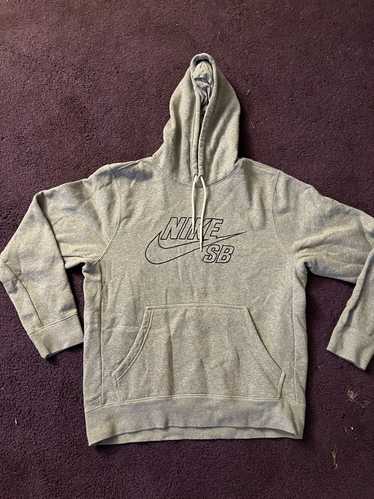 Nike × Vintage Nike Sb Grey Hoodie