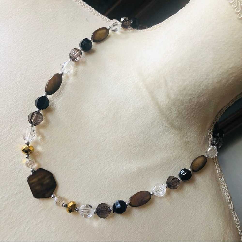 Handcrafted repurpose tiger eye faceted crystal b… - image 1