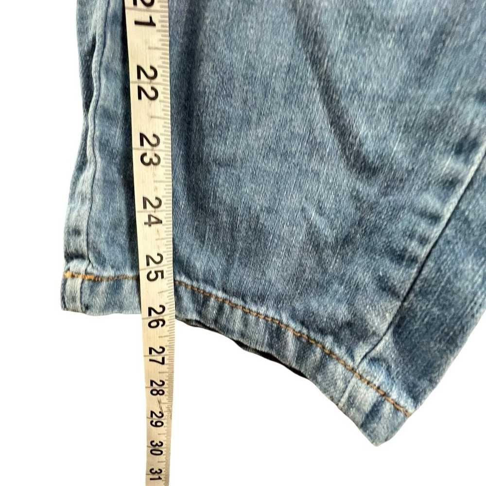 Mango MNG Jeans Jumpsuit Womens S Blue Wash Pocke… - image 12