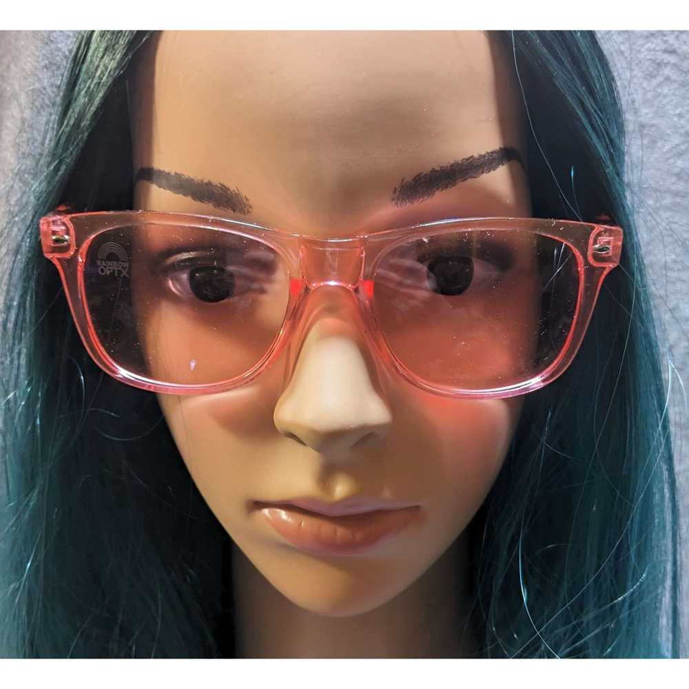 Other Rainbow OPTX Translucent Rose Sunglasses - image 5