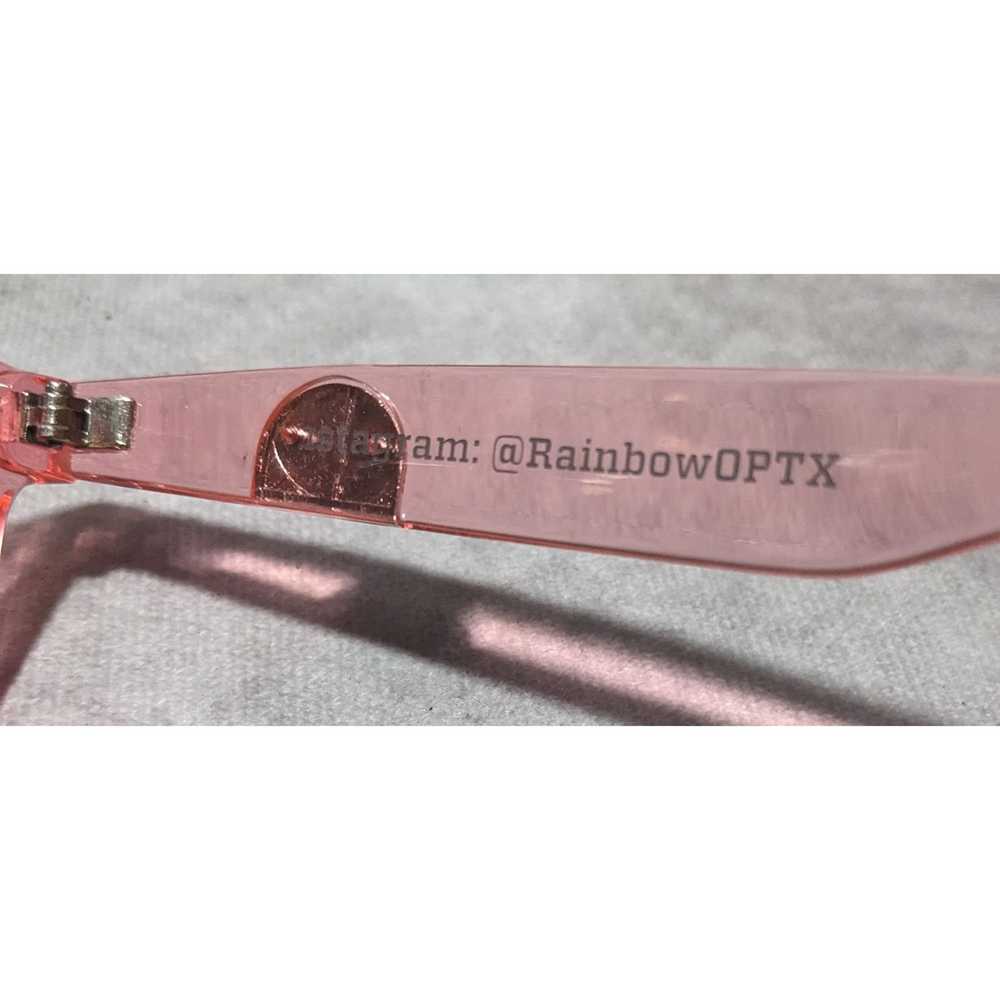 Other Rainbow OPTX Translucent Rose Sunglasses - image 6