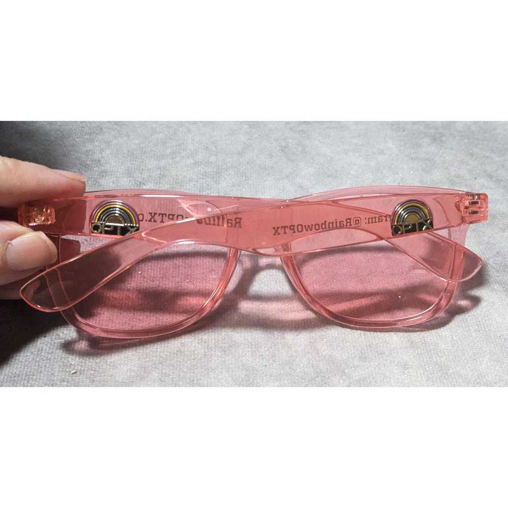 Other Rainbow OPTX Translucent Rose Sunglasses - image 7