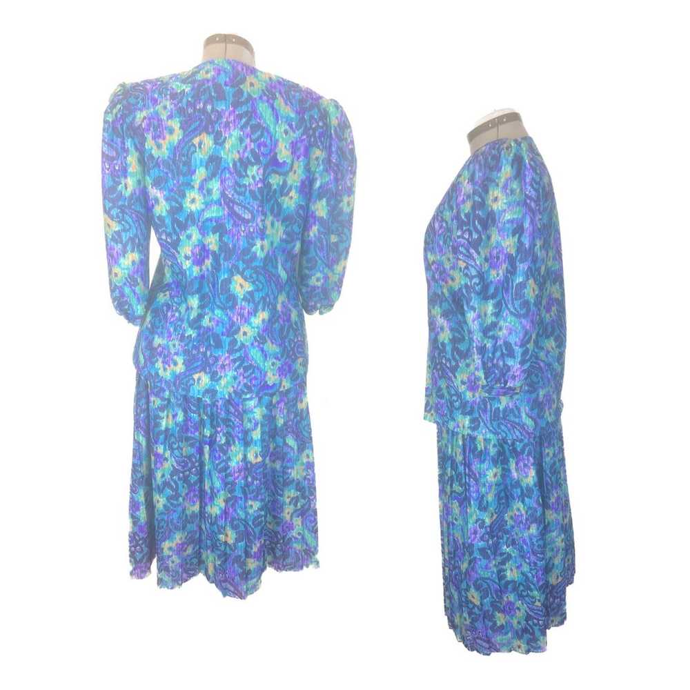 Vintage 1970s Meryl Fashions Ltd. Volup Paisley B… - image 2