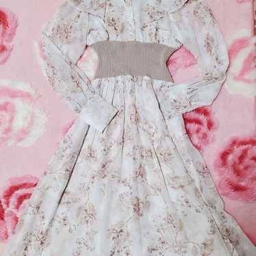 【MERCURYDUO】Waist Rib Skipper Design Flower One-P… - image 1