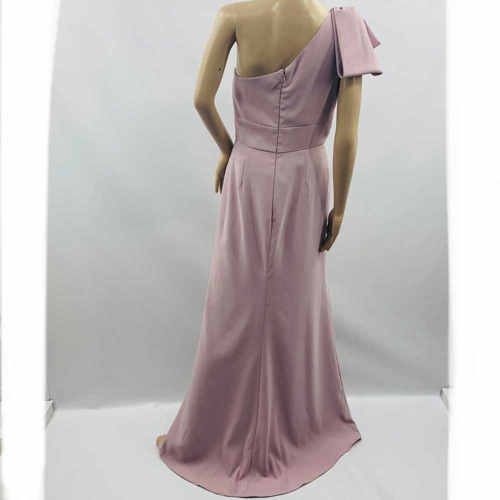 After Six Suede Rose One Shoulder Gown - image 8