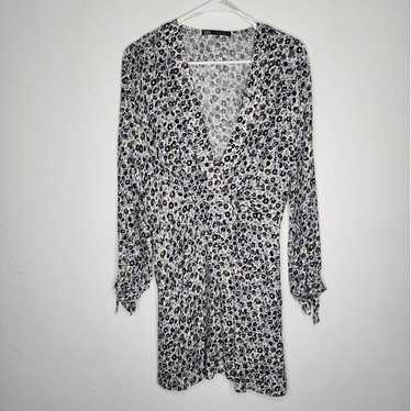 Zara Floral Leopard Mini Dress