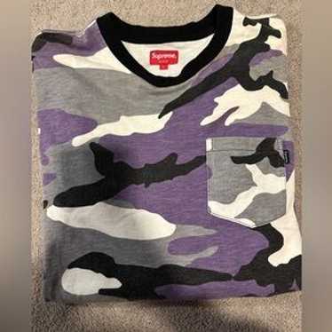 トップス Supreme L/S Pocket Tee Pink Digi Camo Supreme Pocket Tee Pink Camo Men's - SS18 - US