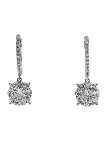 Earrings Rhodium-Plated 18K White Gold - image 1