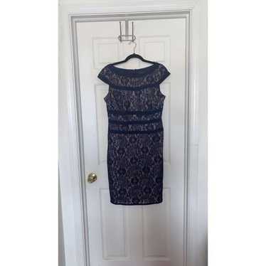 Adrianna Papell Lace Overlay Dress - image 1